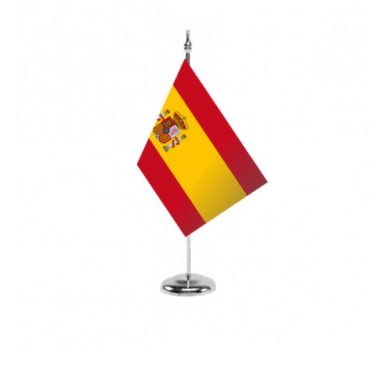Bandera sobremesa de España